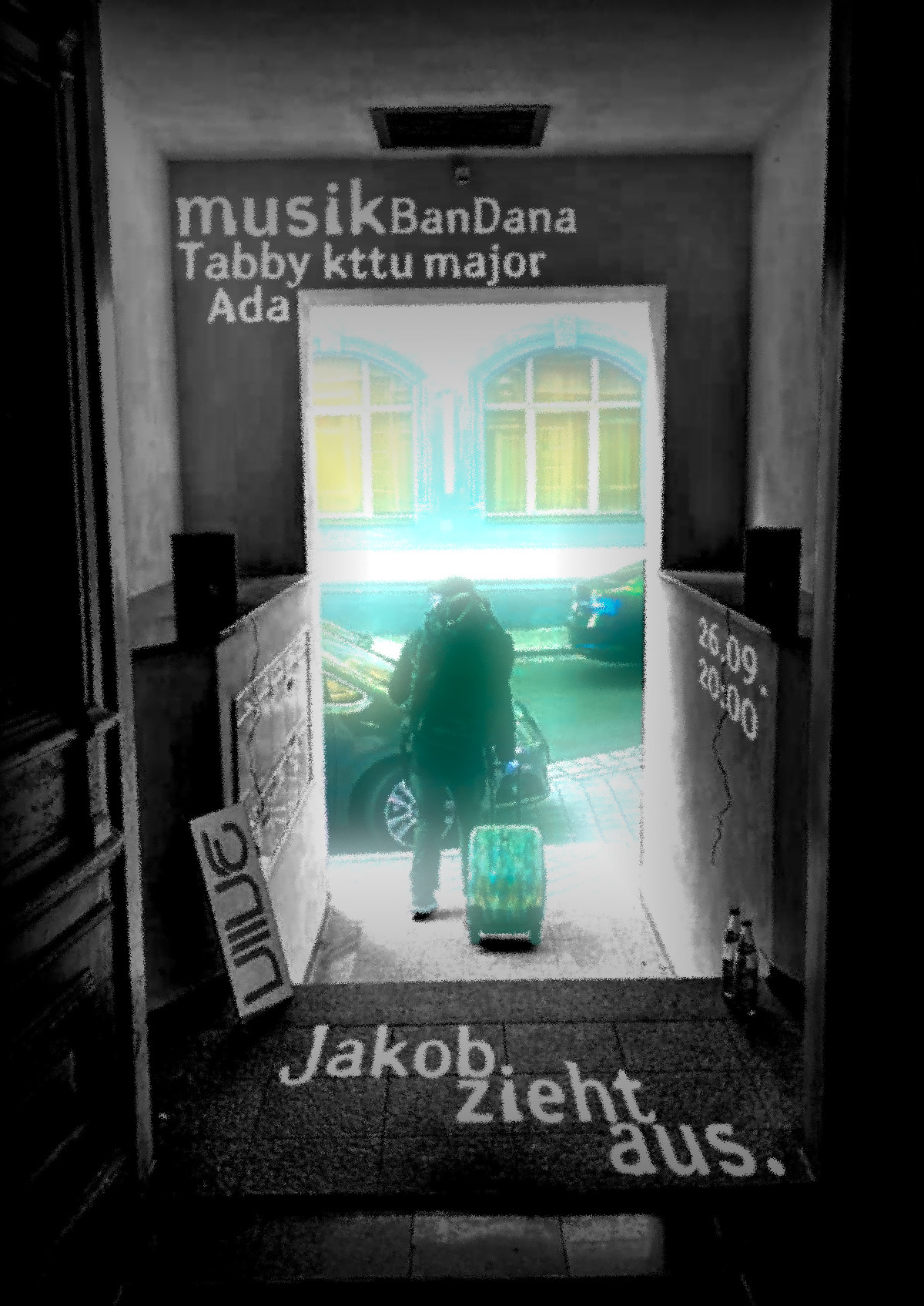 Jakob zieht aus - Party Flyer